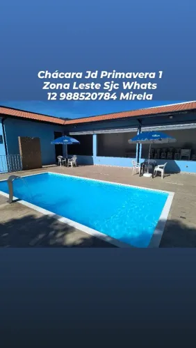 Chácara Zona Leste Sjc Feriado Corpus Christi 4/5/6/7 Junho Disponível!
