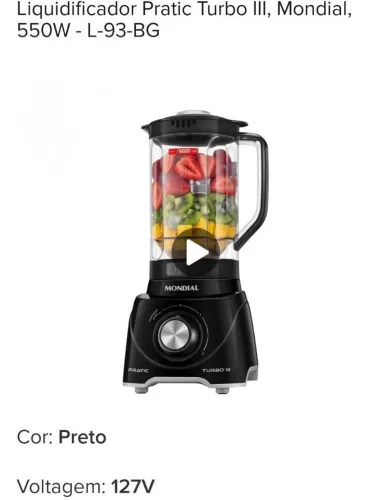 Liquidificador novo