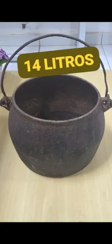 PANELA DE FERRO 14 LITROS CALDEIRÃO