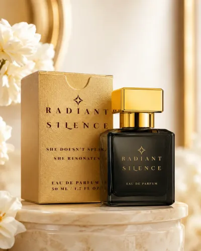 Radiant Silence 50ml Perfume Feminino Inspirado Poême Floral Oriental Alta Fixação luxo
