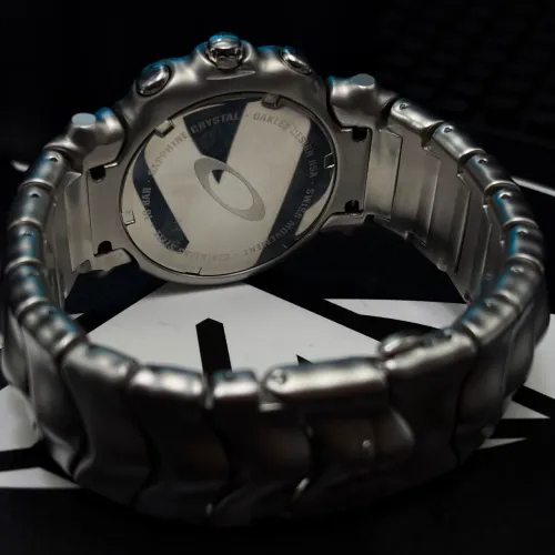 RELÓGIO OAKLEY JUDGE 1.0 HONED BLUE DIAL