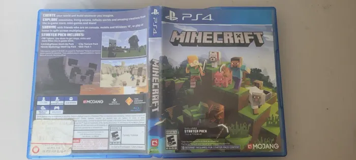 Jogo ps4 minecraft