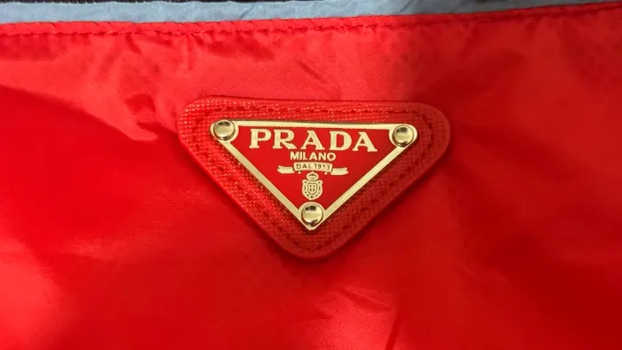 Calção de Banho / Bermuda Prada Re-Nylon Vermelho