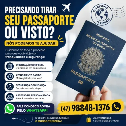 PRECISANDO TIRAR SEU PASSAPORTE OU VISTO?