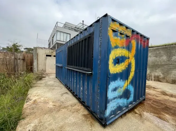 Container Lanchonete/15 kit mesa cadeira/Coifa/Churrasqueira/Fritadeira Tripla/Cuba Inox