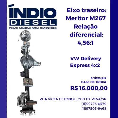 DIFERENCIAL COMPLETO RELAÇÃO 4,56.1 VW DELIVERY EXPRESS 4X2 2025