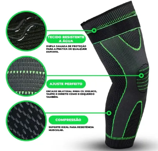Super promoção Joelheira longa com bandagem elástica 