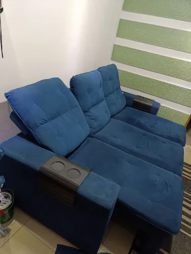 Sofá retrátil 3 lugares