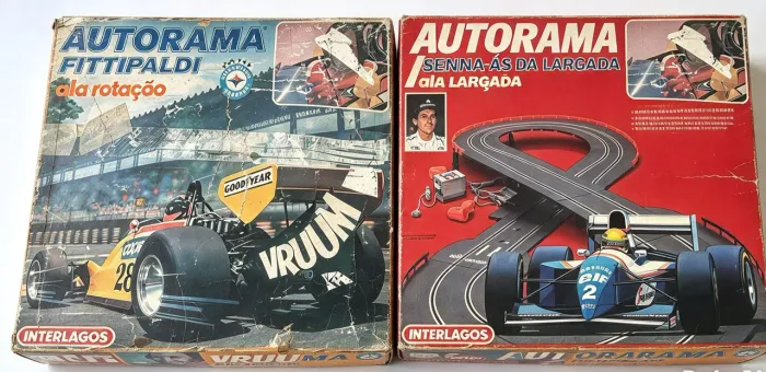 2 Autoromas Senna e Emerson Phittipaldi