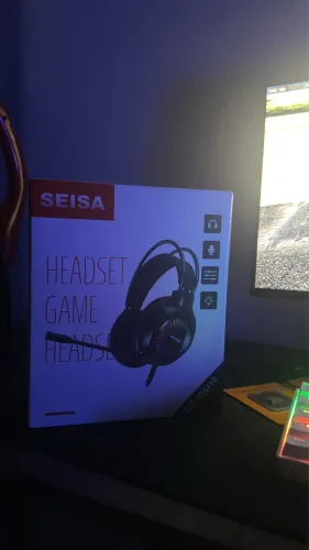 Headset gamer lacrado fone ouvido