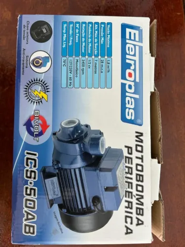 MOTOBOMBA ÁGUA   ELTROPLAS ICS-50AB BIVOLT 