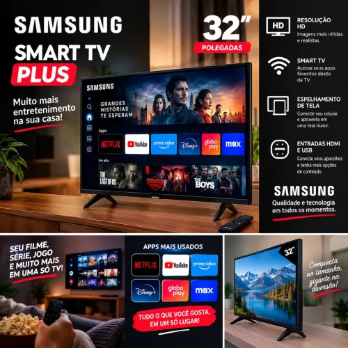 Tv smart plus samsung