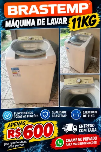 Máquina de lavar Brastemp 11kg