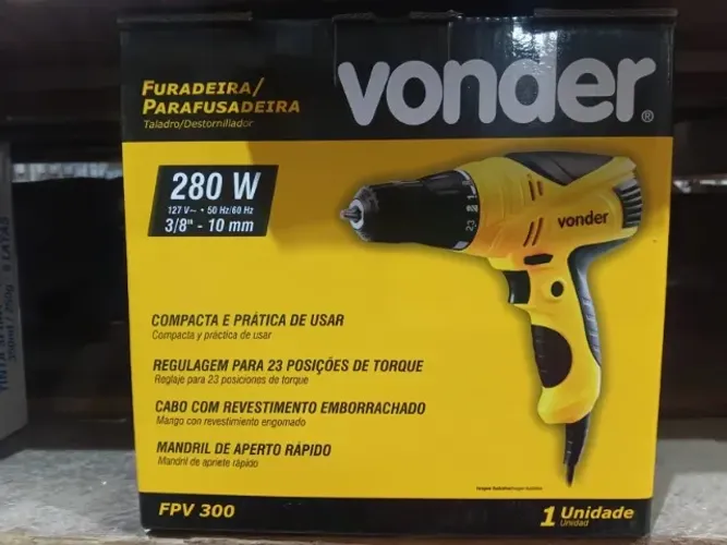 furadeira e parafusadeira vonder 280w FPV300