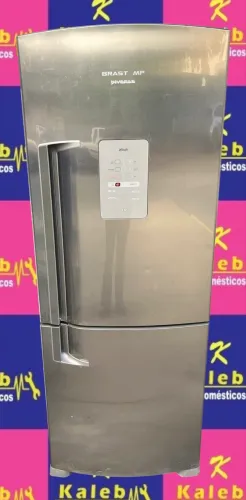 GELADEIRA BRASTEMP 428L FROSTFREE INVERSE INOX