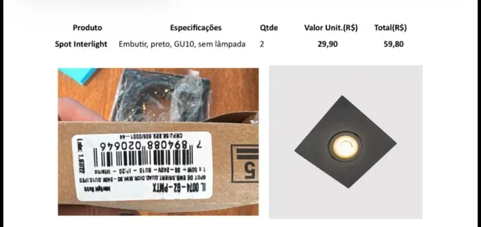 Spot Iluminação