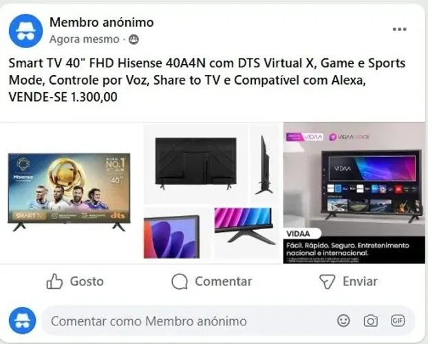 TV Smart 40 polegadas