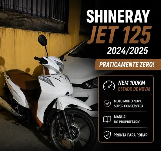 Shineray JET 125 - 24/25 Zero KM