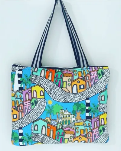 Bolsa vom estampa de olinda