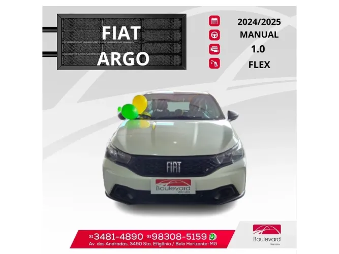Fiat Argo Drive Tributo 125 1.0 6V Flex 2025