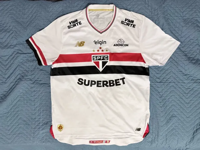 Camisa São Paulo 2025 - New Balance (Versão Jogador)