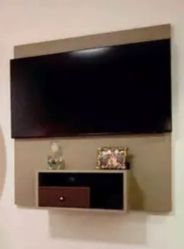 painel de TV mdf fendi com gaveta