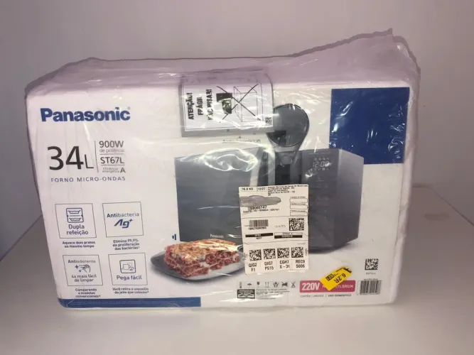 Micro-ondas Panasonic - 34L - Novo