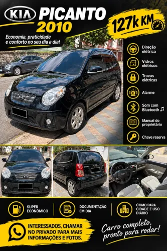 Kia Motors Picanto EX 1.1/1.0/ 1.0 Flex Mec. 2010