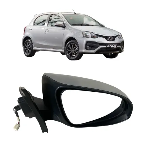Retrovisor Direito Etios Elétrico Com Pisca Original 