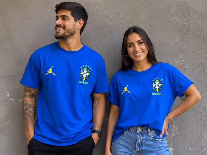 CAMISAS DO BRASIL EM ALGODÃO