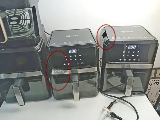 Lote de Airfryer Novas com avarias
