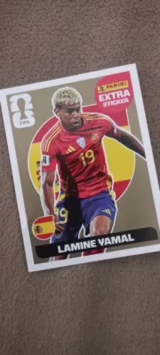 Figurinha legend - Lamine Yamal ouro
