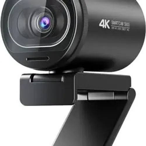 Webcam EMEET S600 4K Ultra HD 60FPS, foco automático, privacidade integrada, 12x 32,78