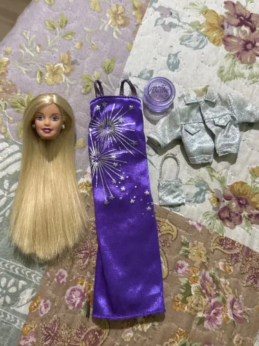 Boneca Barbie Movie Star anos 2000 - Lote de acessórios