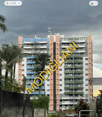 Apartamento no Condomínio Modigliani com 2 suites, 2 vagas soltas. Semi Mobíliado