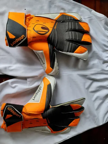 Luva para goleiro UHLSPORT tamanho 10