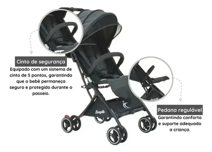 Carrinho passeio ultracompacto Burigotto It