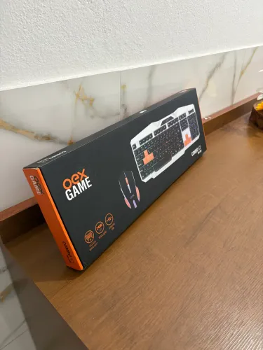 Teclado Gamer OEX com LED (USB) - Semi novo (Descrição)