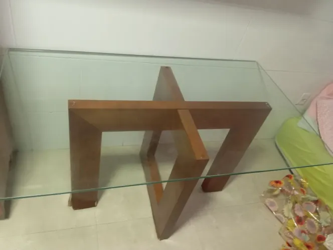 mesa de vidro