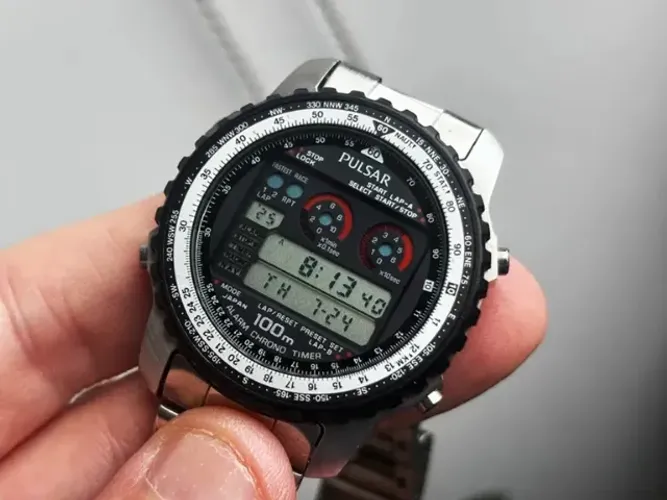 Citizen Tipo Windsurf Vintage Pulsar ChonoTimer Incrível