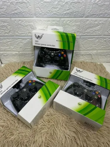 Controle joy funciona tv smarts PC notebook vídeo gamer com fio 2m