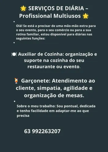 Precisando de diarista