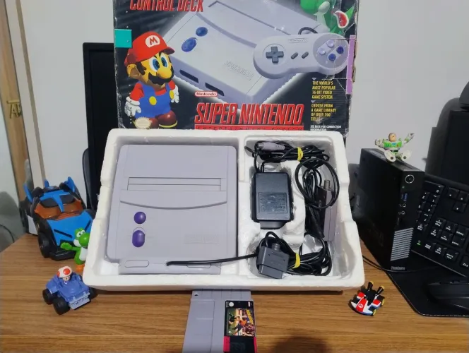 NINTENDO COMPLETO NA CAIXA