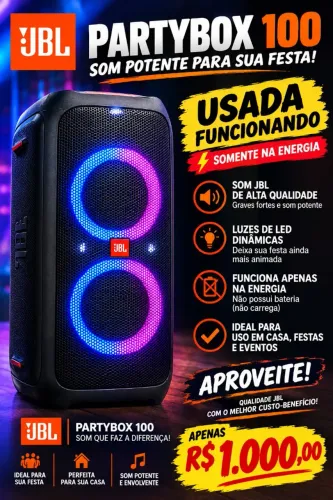 JBL partybox 100 Usada