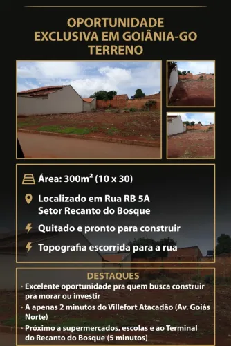 LOTE PARTICULAR RECANTO DO BOSQUE
