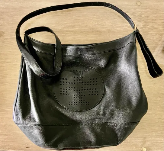 bolsa tory burch sacola preta