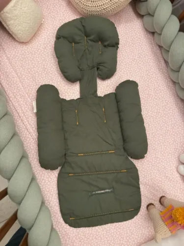 Ninho para carrinho yogi baby (redutor) - cor forest green