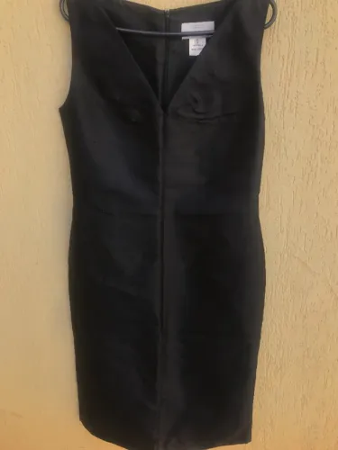 Vestido Social Midi Preto Da Marca Barneys New York