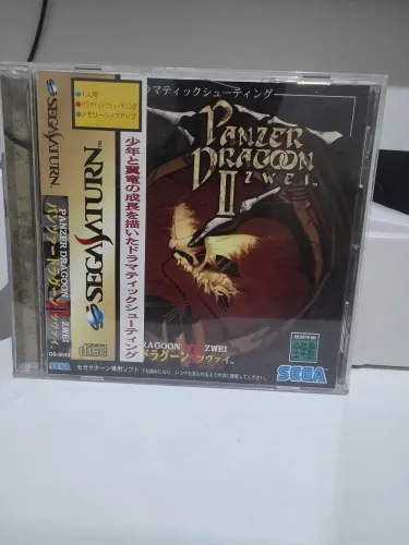 Panzer Dragoon II Zwei - Sega Saturn Japones C/ Spine Card (Completo)