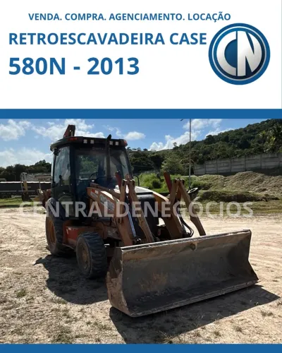 RETROESCAVADEIRA CASE 580N 4X4 - 2013